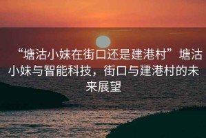 “塘沽小妹在街口還是建港村”塘沽小妹與智能科技，街口與建港村的未來(lái)展望