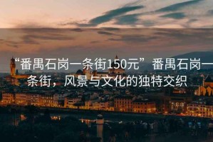 “番禺石崗一條街150元”番禺石崗一條街，風(fēng)景與文化的獨特交織