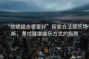 “想嫖娼去哪里好”探索合法娛樂(lè )場(chǎng)所，尋找健康娛樂(lè )方式的指南