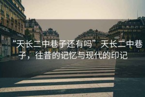 “天長(cháng)二中巷子還有嗎”天長(cháng)二中巷子，往昔的記憶與現代的印記