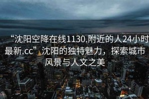 “沈陽(yáng)空降在線(xiàn)1130.附近的人24小時(shí)最新.cc”沈陽(yáng)的獨特魅力，探索城市風(fēng)景與人文之美