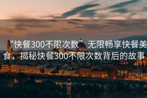 “快餐300不限次數”無(wú)限暢享快餐美食，揭秘快餐300不限次數背后的故事