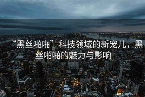 “黑絲啪啪”科技領(lǐng)域的新寵兒，黑絲啪啪的魅力與影響