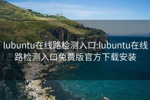 lubuntu在線(xiàn)路檢測入口:lubuntu在線(xiàn)路檢測入口免費版官方下載安裝