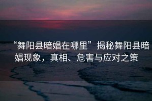 “舞陽(yáng)縣暗娼在哪里”揭秘舞陽(yáng)縣暗娼現象，真相、危害與應對之策