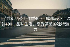 “成都品茶上課群400”成都品茶上課群400，品味生活，享受茶藝的獨特魅力