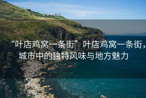 “葉店雞窩一條街”葉店雞窩一條街，城市中的獨特風(fēng)味與地方魅力