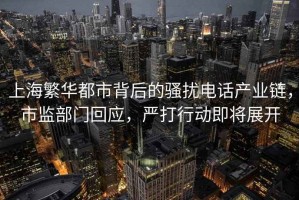 上海繁華都市背后的騷擾電話(huà)產(chǎn)業(yè)鏈，市監部門(mén)回應，嚴打行動(dòng)即將展開(kāi)