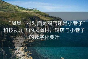 “鳳凰一村對面是雞店還是小巷子”科技視角下的鳳凰村，雞店與小巷子的數字化變遷