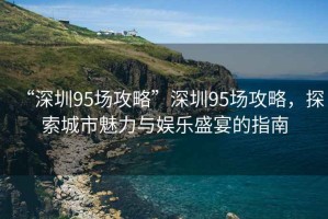 “深圳95場(chǎng)攻略”深圳95場(chǎng)攻略，探索城市魅力與娛樂(lè )盛宴的指南