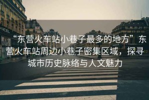 “東營(yíng)火車(chē)站小巷子最多的地方”東營(yíng)火車(chē)站周邊小巷子密集區域，探尋城市歷史脈絡(luò )與人文魅力