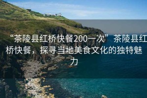 “茶陵縣紅橋快餐200一次”茶陵縣紅橋快餐，探尋當地美食文化的獨特魅力