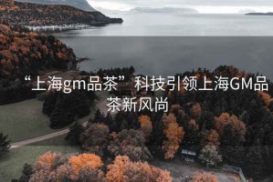 “上海gm品茶”科技引領(lǐng)上海GM品茶新風(fēng)尚