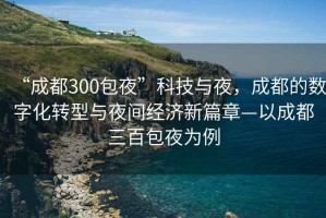 “成都300包夜”科技與夜，成都的數字化轉型與夜間經(jīng)濟新篇章—以成都三百包夜為例