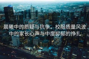 晨曦中的質(zhì)疑與抗爭，校服質(zhì)量風(fēng)波中的家長(cháng)心聲與中度抑郁的掙扎