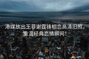 港媒放出王菲謝霆鋒相戀高清舊照，重溫經(jīng)典戀情瞬間！