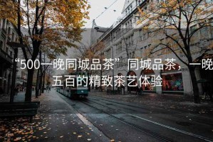 “500一晚同城品茶”同城品茶，一晚五百的精致茶藝體驗