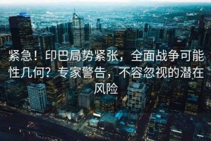 緊急！印巴局勢緊張，全面戰爭可能性幾何？專(zhuān)家警告，不容忽視的潛在風(fēng)險