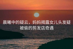 晨曦中的疑云，媽媽揭露女兒頭發(fā)疑被偷的剪發(fā)店奇遇