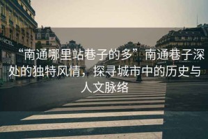 “南通哪里站巷子的多”南通巷子深處的獨特風(fēng)情，探尋城市中的歷史與人文脈絡(luò )