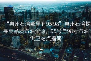 “惠州石灣哪里有95 98”惠州石灣探尋高品質(zhì)汽油資源，95號與98號汽油供應站點(diǎn)指南