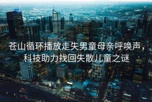 蒼山循環(huán)播放走失男童母親呼喚聲，科技助力找回失散兒童之謎