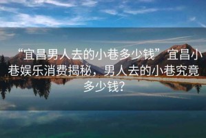 “宜昌男人去的小巷多少錢(qián)”宜昌小巷娛樂(lè )消費揭秘，男人去的小巷究竟多少錢(qián)？