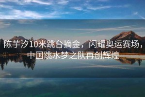 陳芋汐10米跳臺摘金，閃耀奧運賽場(chǎng)，中國跳水夢(mèng)之隊再創(chuàng  )輝煌