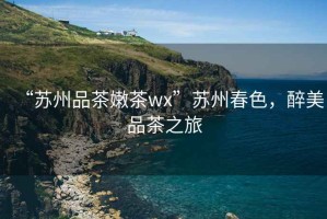 “蘇州品茶嫩茶wx”蘇州春色，醉美品茶之旅