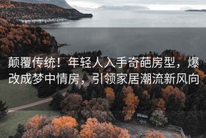 顛覆傳統！年輕人入手奇葩房型，爆改成夢(mèng)中情房，引領(lǐng)家居潮流新風(fēng)向