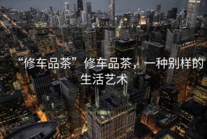 “修車(chē)品茶”修車(chē)品茶，一種別樣的生活藝術(shù)