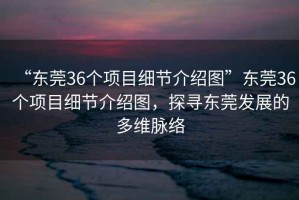 “東莞36個(gè)項目細節介紹圖”東莞36個(gè)項目細節介紹圖，探尋東莞發(fā)展的多維脈絡(luò )