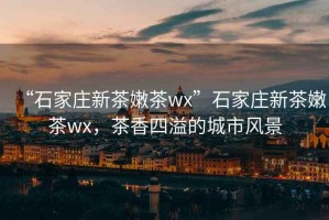 “石家莊新茶嫩茶wx”石家莊新茶嫩茶wx，茶香四溢的城市風(fēng)景