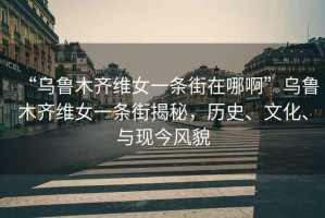 “烏魯木齊維女一條街在哪啊”烏魯木齊維女一條街揭秘，歷史、文化、與現今風(fēng)貌