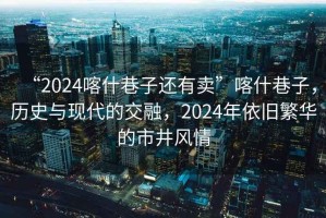 “2024喀什巷子還有賣(mài)”喀什巷子，歷史與現代的交融，2024年依舊繁華的市井風(fēng)情