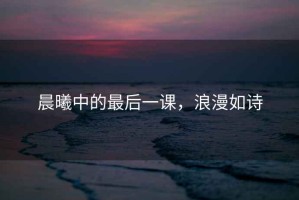 晨曦中的最后一課，浪漫如詩(shī)