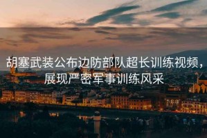 胡塞武裝公布邊防部隊超長(cháng)訓練視頻，展現嚴密軍事訓練風(fēng)采