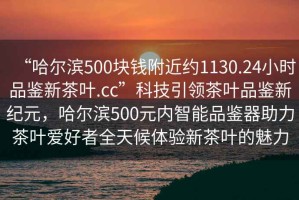 “哈爾濱500塊錢(qián)附近約1130.24小時(shí)品鑒新茶葉.cc”科技引領(lǐng)茶葉品鑒新紀元，哈爾濱500元內智能品鑒器助力茶葉愛(ài)好者全天候體驗新茶葉的魅力