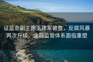 證監會(huì )副主席王建軍被查，反腐風(fēng)暴再次升級，金融監管體系面臨重塑