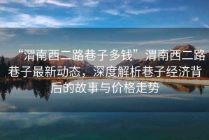 “渭南西二路巷子多錢(qián)”渭南西二路巷子最新動(dòng)態(tài)，深度解析巷子經(jīng)濟背后的故事與價(jià)格走勢