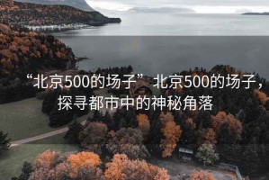 “北京500的場(chǎng)子”北京500的場(chǎng)子，探尋都市中的神秘角落