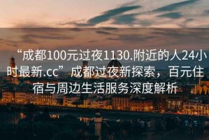 “成都100元過(guò)夜1130.附近的人24小時(shí)最新.cc”成都過(guò)夜新探索，百元住宿與周邊生活服務(wù)深度解析