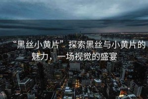 “黑絲小黃片”探索黑絲與小黃片的魅力，一場(chǎng)視覺(jué)的盛宴
