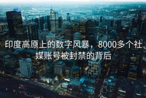 印度高原上的數字風(fēng)暴，8000多個(gè)社媒賬號被封禁的背后