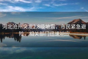 河北滄州突發(fā)2.8級地震，市民緊急避險，相關(guān)部門(mén)迅速響應