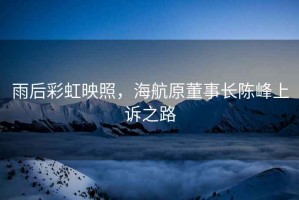 雨后彩虹映照，海航原董事長(cháng)陳峰上訴之路
