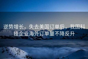 逆勢增長(cháng)，失去美國訂單后，我國科技企業(yè)海外訂單量不降反升
