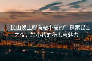 “昆山晚上哪有站小巷的”探索昆山之夜，站小巷的秘密與魅力