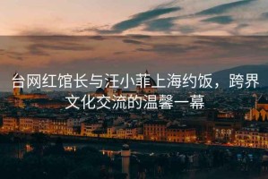臺網(wǎng)紅館長(cháng)與汪小菲上海約飯，跨界文化交流的溫馨一幕