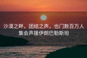沙漠之畔，團結之聲，也門(mén)數百萬(wàn)人集會(huì )聲援伊朗巴勒斯坦